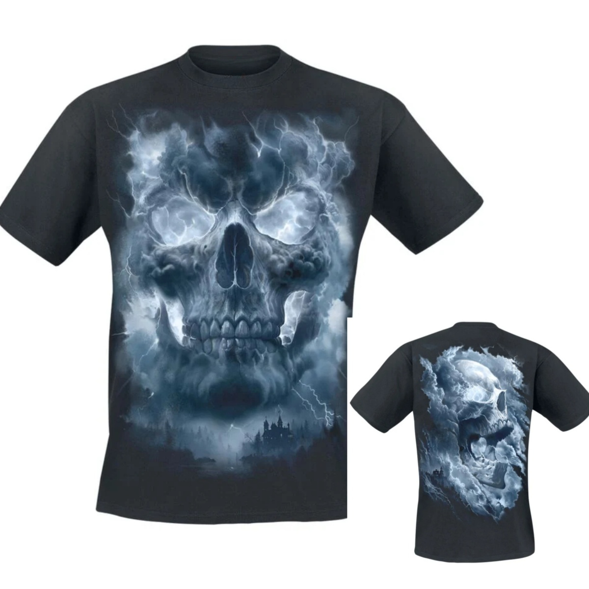 Gothic Streetwear Brand - T-shirt en coton avec motif graphique