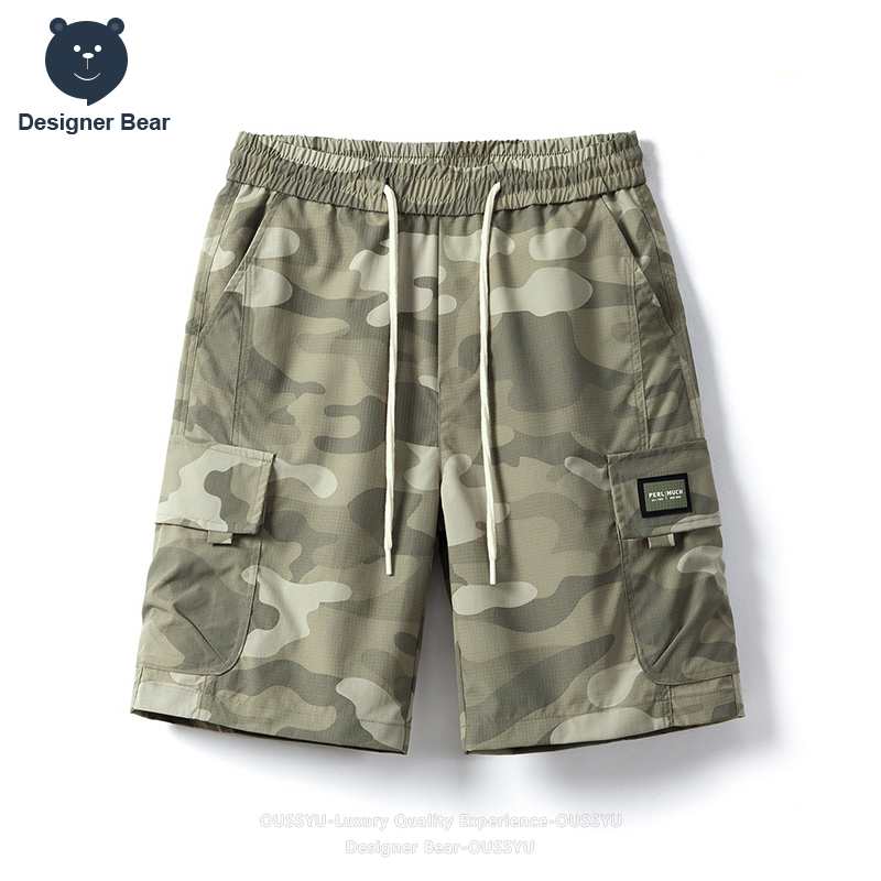 Streetwear Brand China - Shorts Cargo Camouflage d'été pour Hommes,