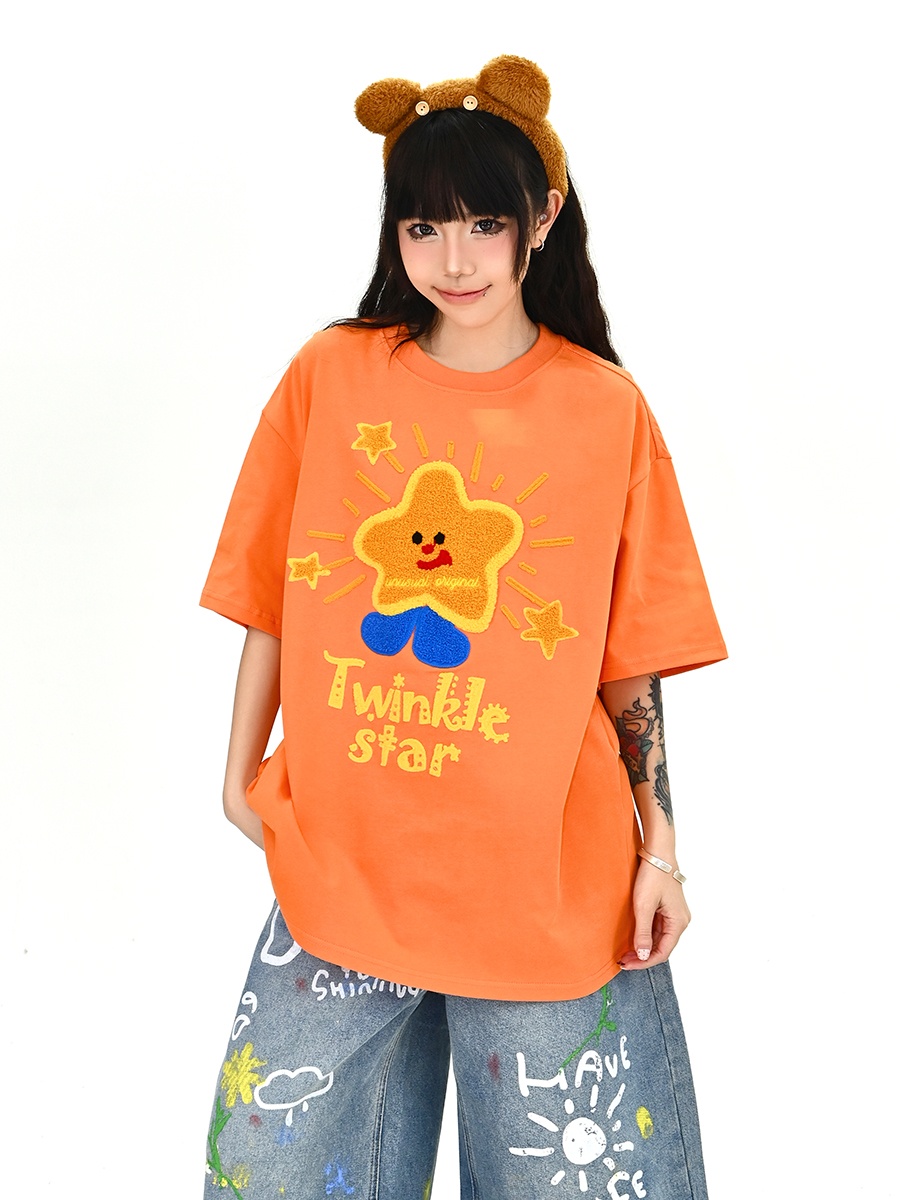 Streetwear Brand Of The Year - T-shirt à manches courtes brodé motif