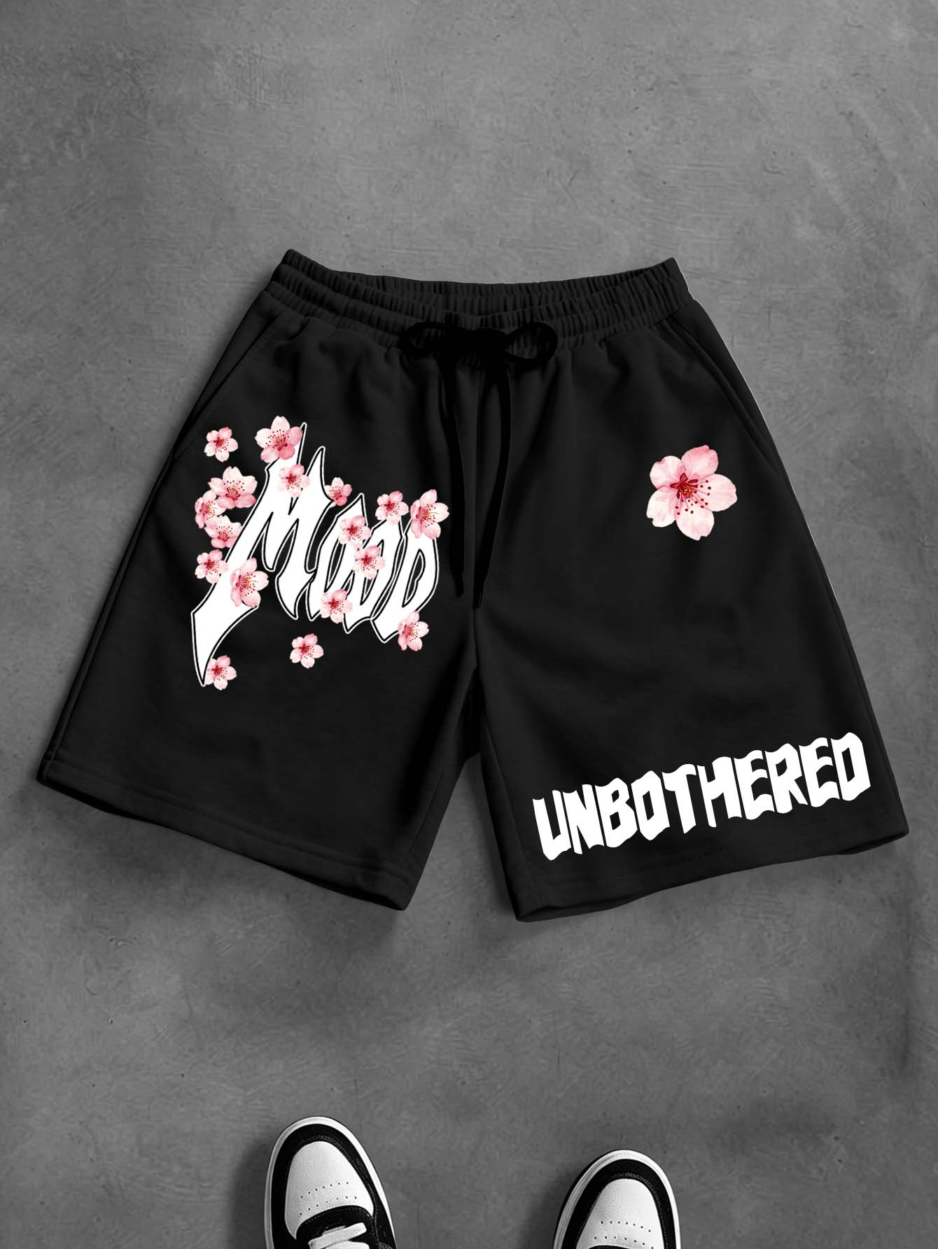 Gothic Streetwear Brand - Shorts décontractés pour hommes, coupe ample,