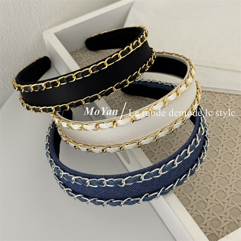 Streetwear Brand China - Nouveau Bandeau Cheveux Chaîne Métallique Marque