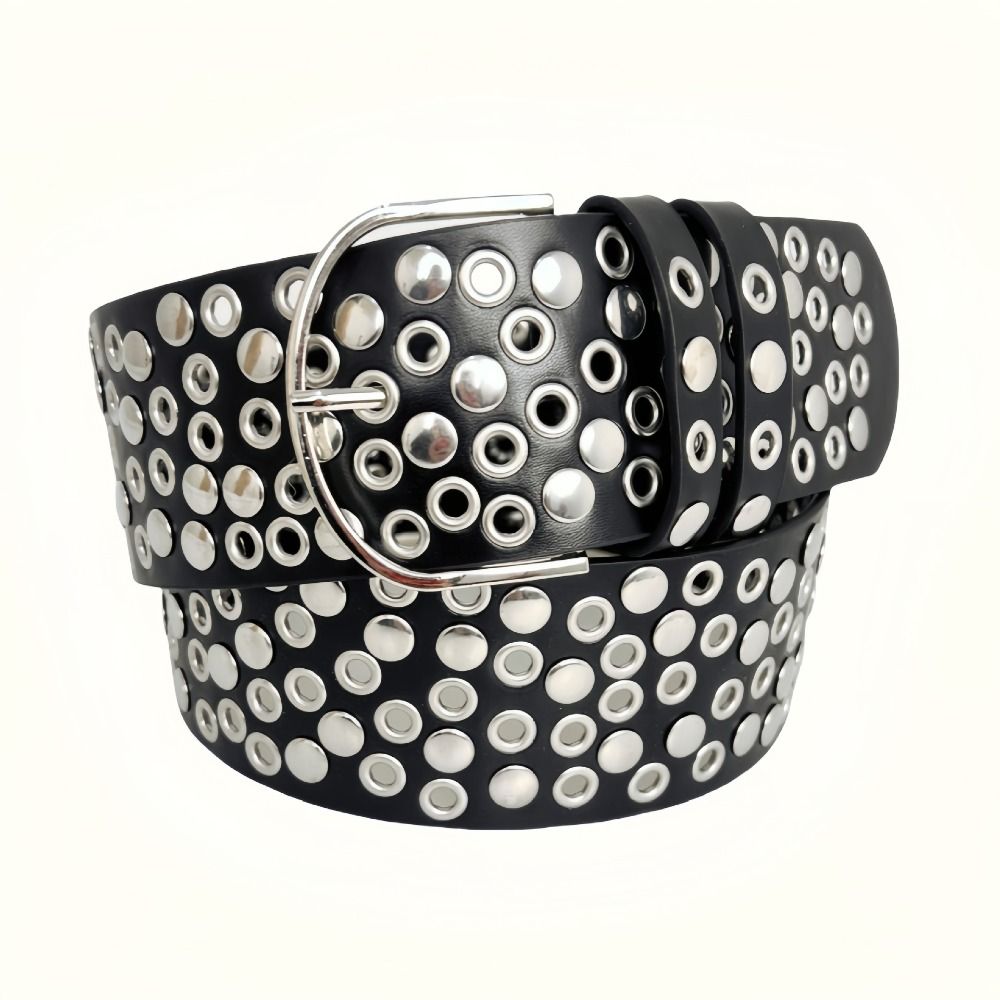 Streetwear Brand Belts - Ceinture large en PU style punk