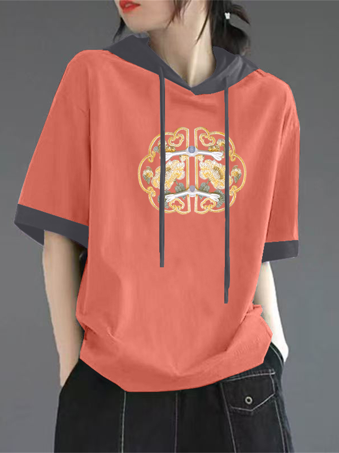 T-shirt rouge en pur coton à m - Streetwear Brand Of The Year avis et prix