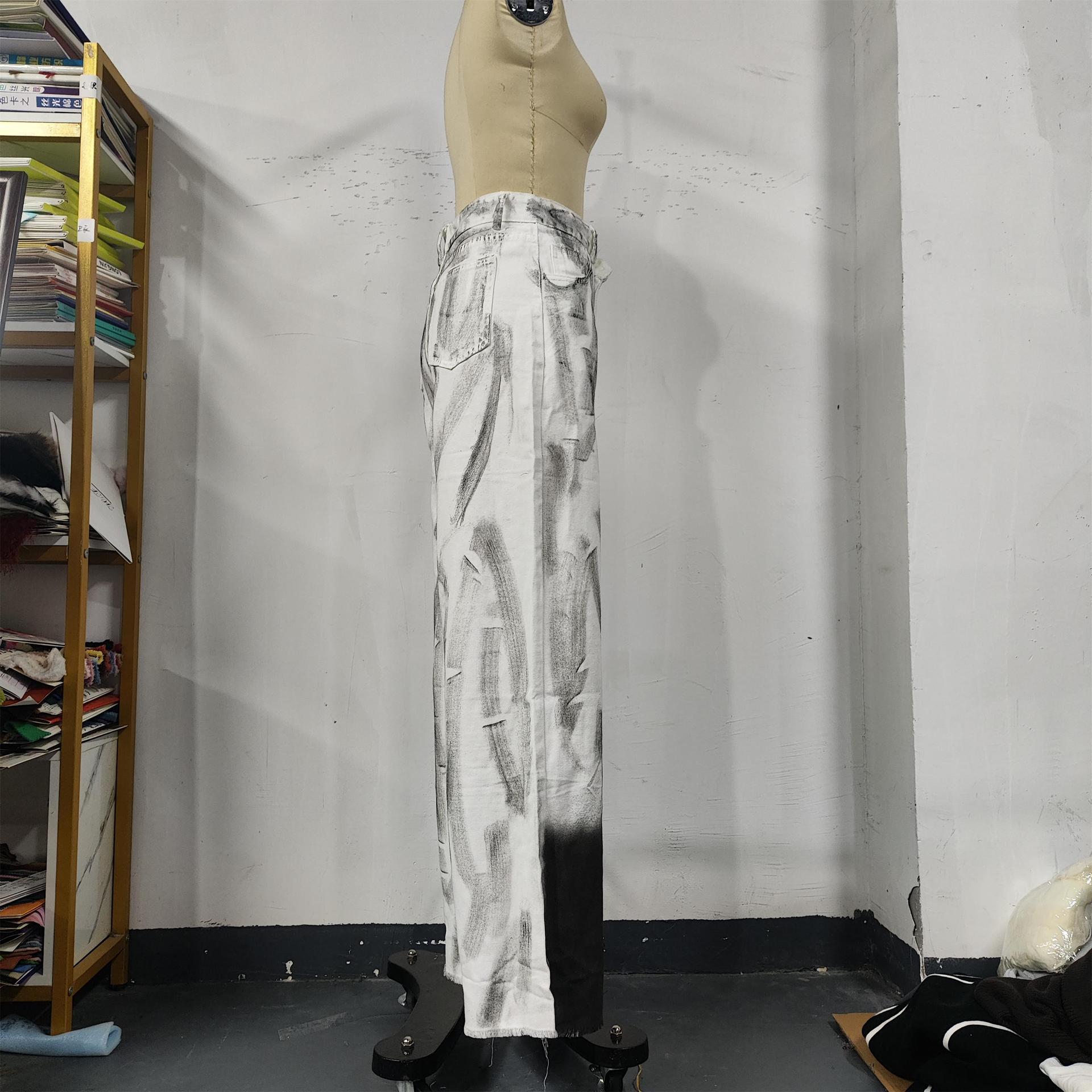 Jeans à jambes larges pour fem - Streetwear Girl Brand avis et prix