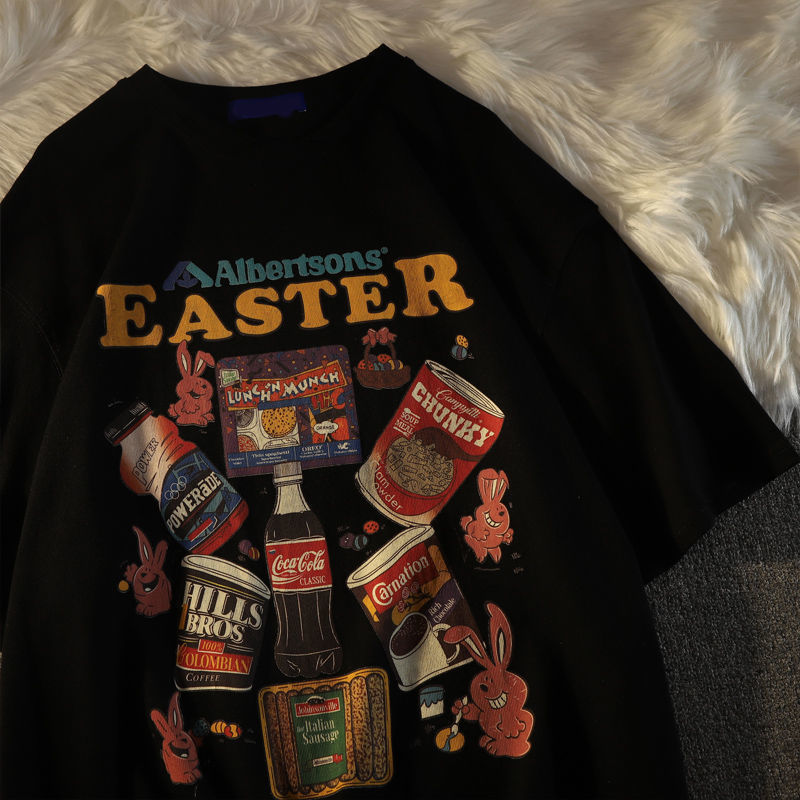 T-shirt à col rond imprimé let - Streetwear Brand Of The Year avis et prix