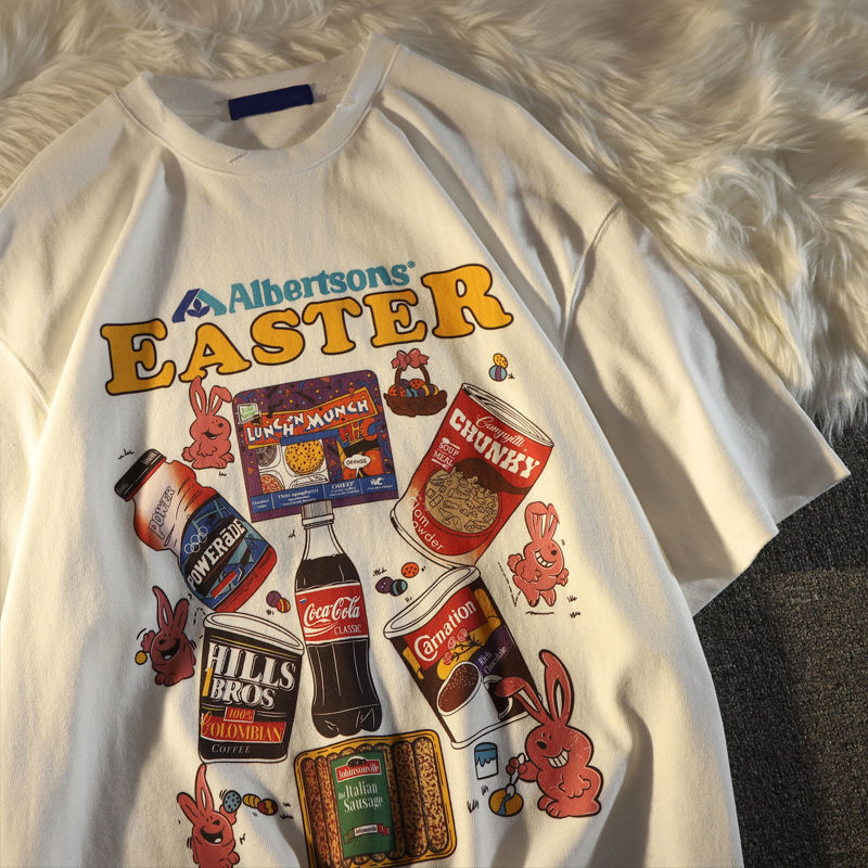 T-shirt à col rond imprimé let - Streetwear Brand Of The Year avis et prix