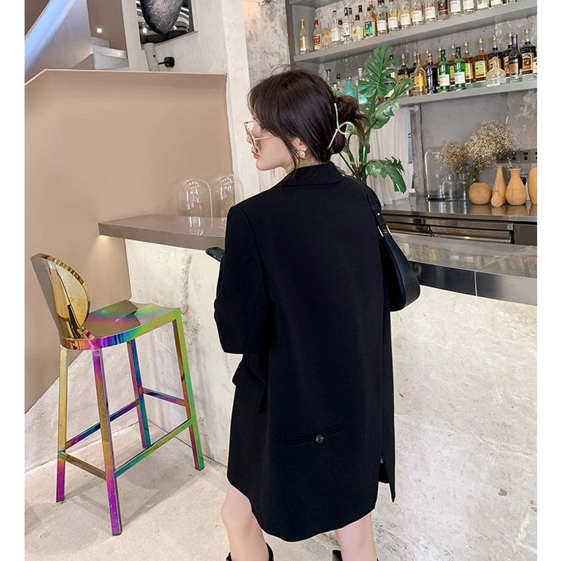 Blazer noir à manches longues  - Streetwear Brand China avis et prix