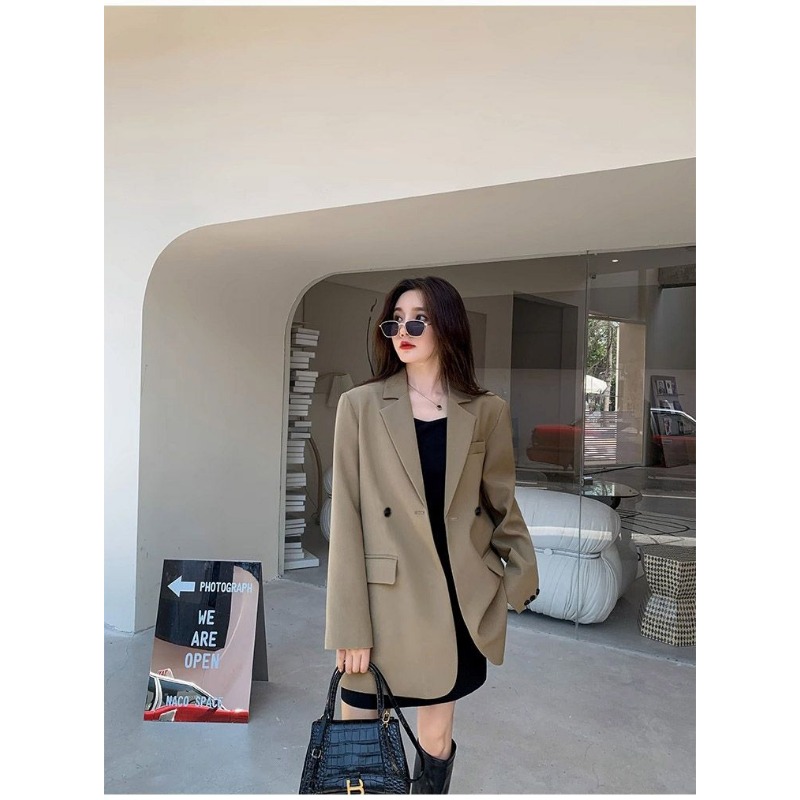 Blazer noir à manches longues  - Streetwear Brand China avis et prix