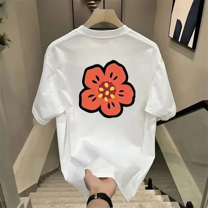 T-shirt Unisexe en Coton à Man - Streetwear Brand With Flowers avis et prix
