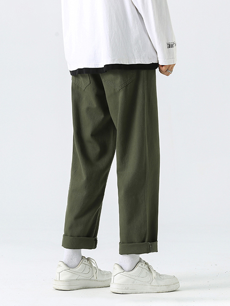 Sycpman-Pantalon long en coton - Streetwear Brand Belts avis et prix