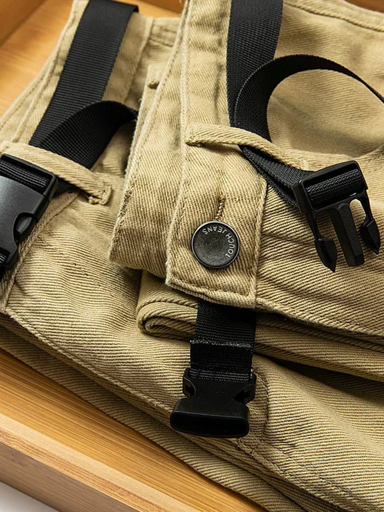 Sycpman-Pantalon long en coton - Streetwear Brand Belts avis et prix