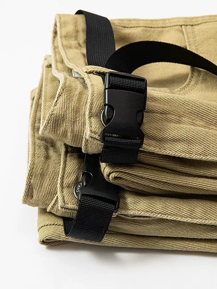 Sycpman-Pantalon long en coton - Streetwear Brand Belts avis et prix