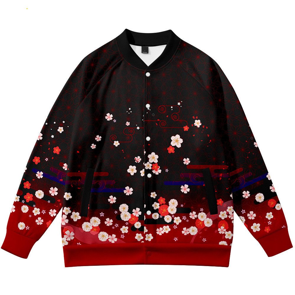Manteaux Anime fleur renard 3D - Streetwear Brand With Flowers avis et prix