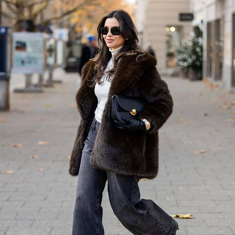 Nouveau Manteau Long en Fausse - Streetwear Brand Belts avis et prix