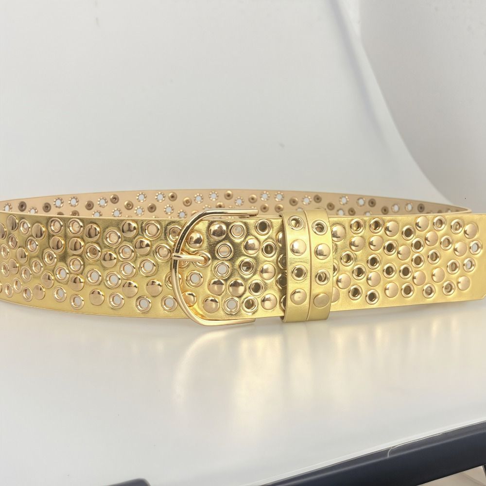 Ceinture large en PU style pun - Streetwear Brand Belts avis et prix