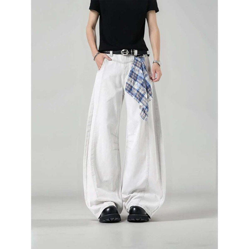 Pantalon ample à carreaux à ja - Streetwear Brand China avis et prix