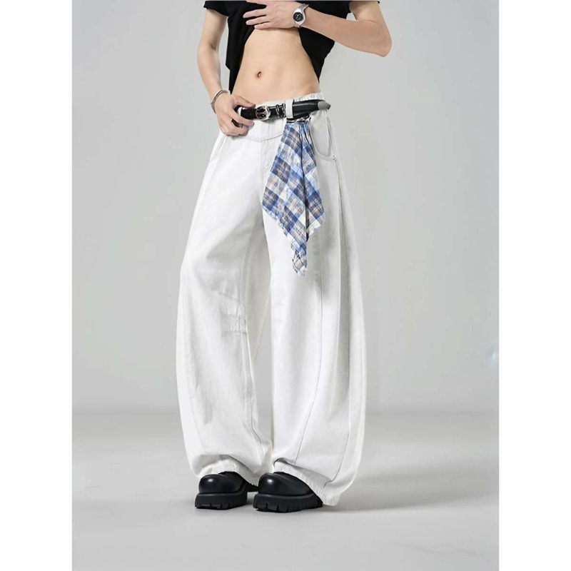 Pantalon ample à carreaux à ja - Streetwear Brand China avis et prix