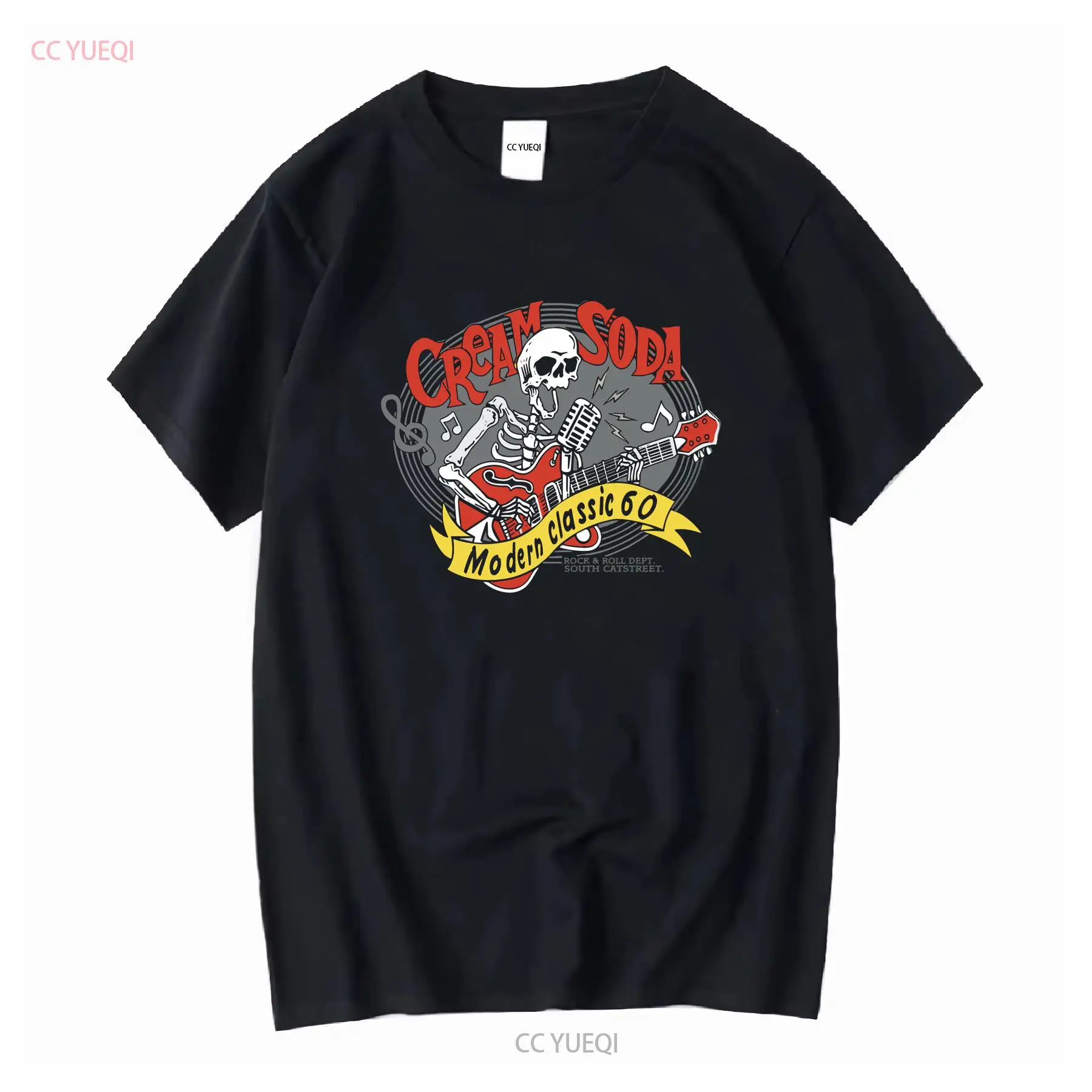 Crème Soda Rock Roll t-shirt m - Streetwear Brand China avis et prix