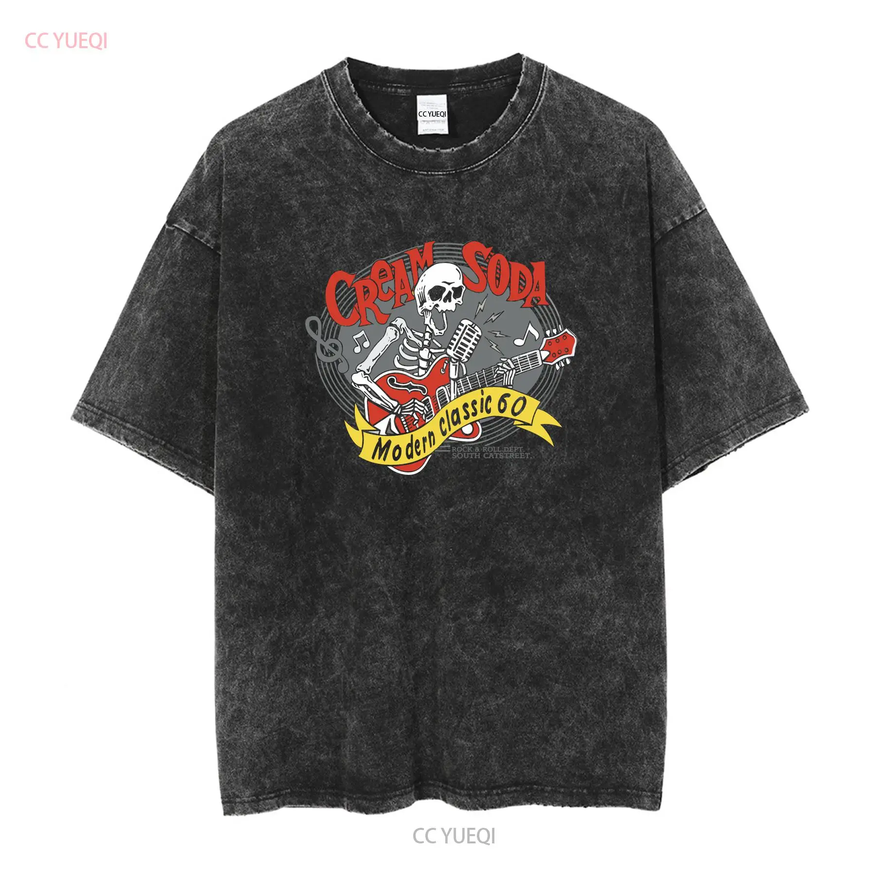 Crème Soda Rock Roll t-shirt m - Streetwear Brand China avis et prix