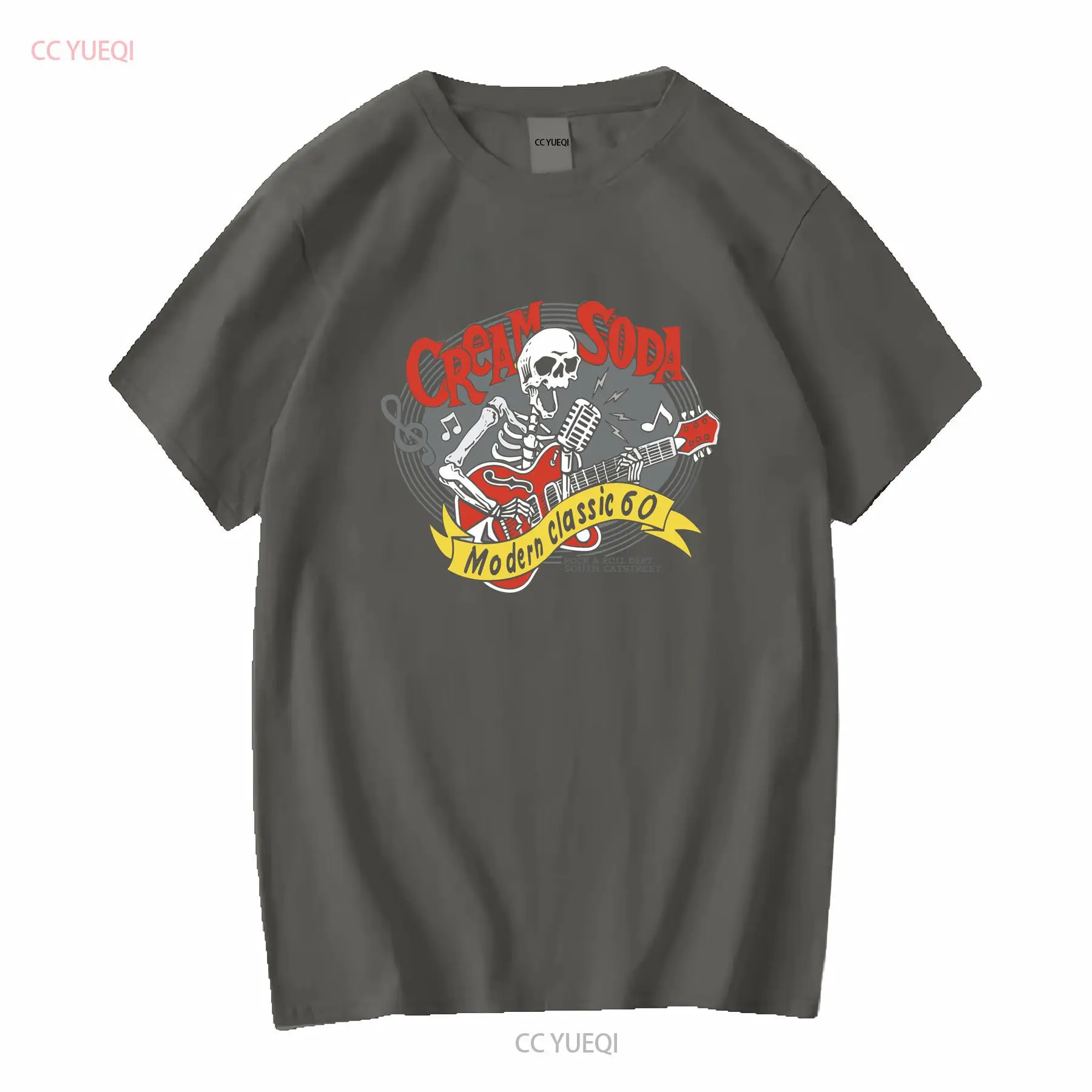 Crème Soda Rock Roll t-shirt m - Streetwear Brand China avis et prix