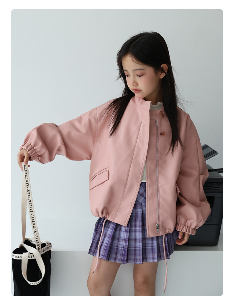 Veste de moto en cuir Pu pour  - Streetwear Girl Brand avis et prix